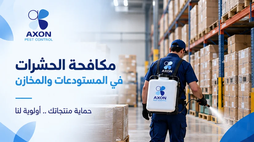 🏭 مكافحة الحشرات في المستودعات والمخازن: حماية المنتجات وتقليل مخاطر الإصابة بالآفات